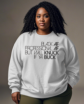 Black Af Women's Plus Size Sweatshirts